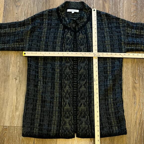 Lineamaglia Cape Sweater Small Made In Italy Wool Alpaca Mohair Cottage Nordic - Picture 8 of 8